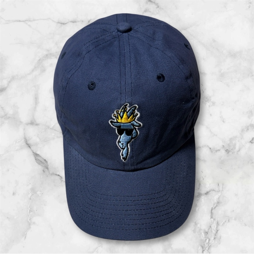 Navy Blue Goat USA Embroidered Cap unisex baseball hat adjustable one size